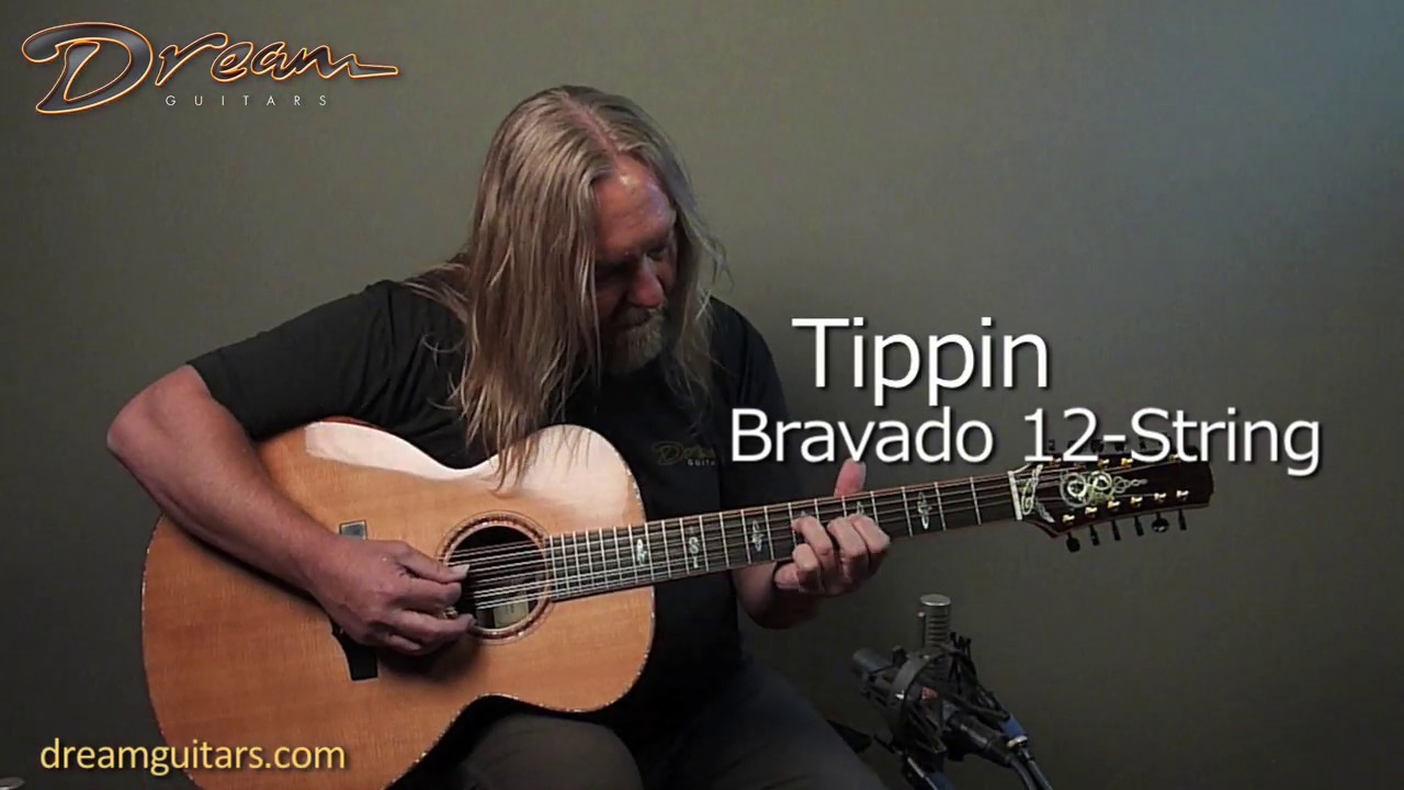 2009 Tippin Bravado 12 String, Brazilian Rosewood/Sitka Spruce