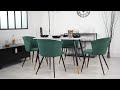Doncic dining chair dark green