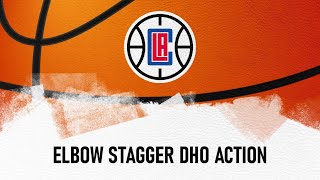 Clippers Elbow Stagger DHO Action