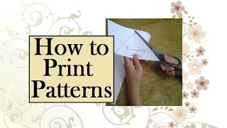 Doll Sewing Tips How to Print Patterns Using Microsoft Word