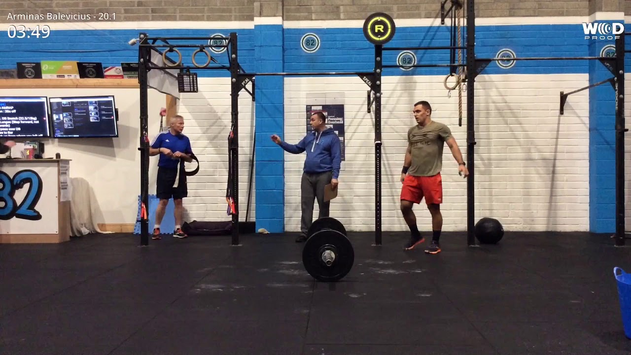 Arminas Balevicius “CrossFit Open 20.1”