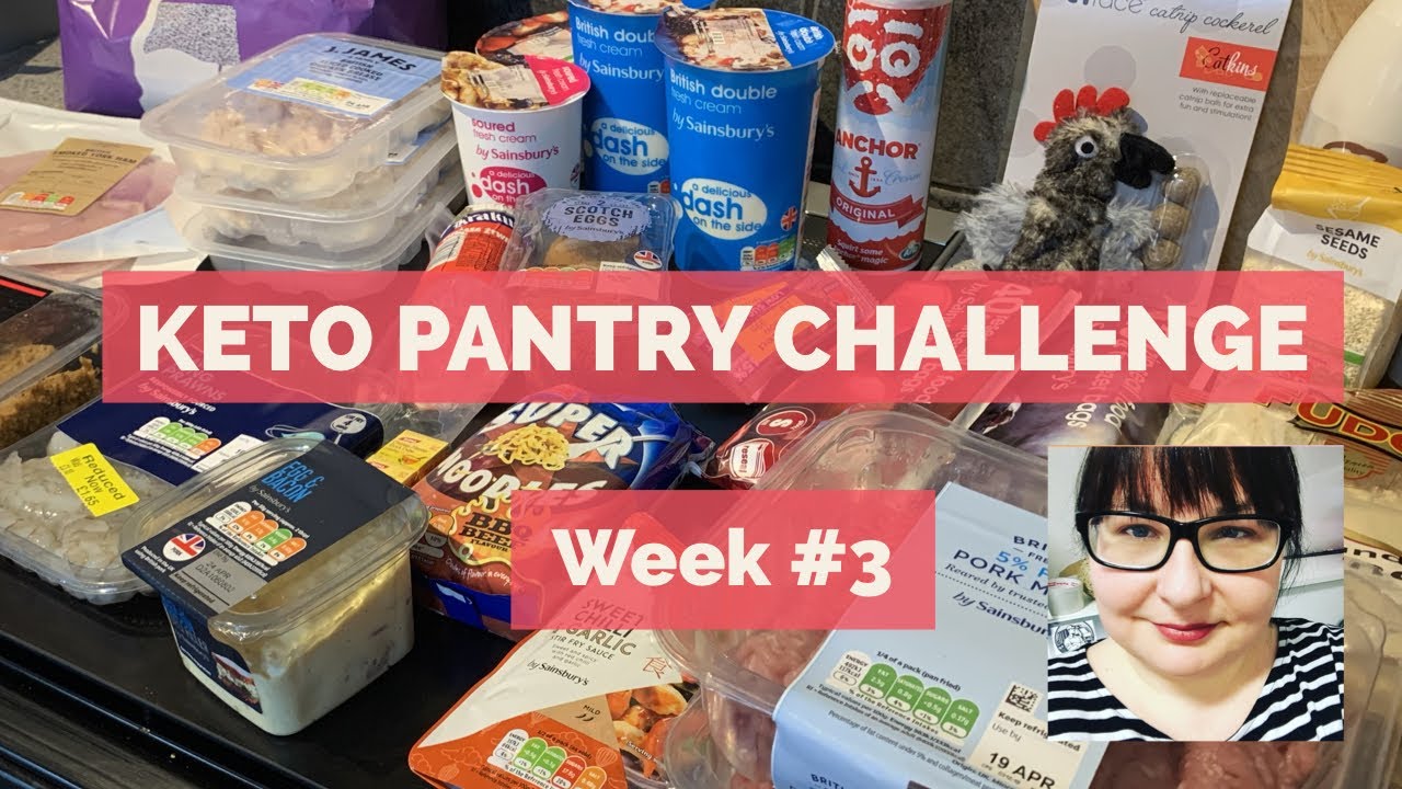 Keto Pantry Challenge Week 3! Full week of Meals! Grocery Haul! - YouTube
