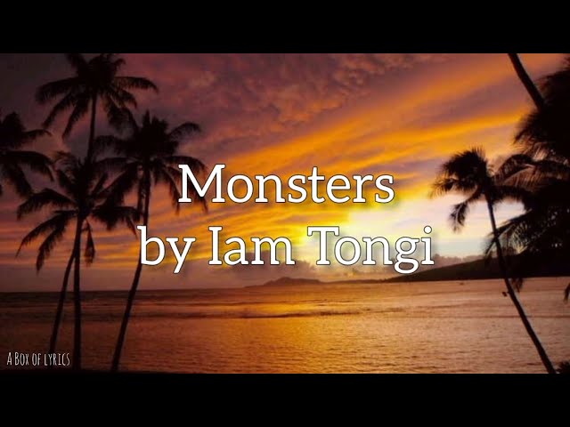 James Blunt - Monsters (Lyrics) Iam Tongi's Cover 