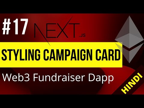 Web3.0  Styling Campaign Card (Hindi) #17 Fundraiser Dapp #polygon