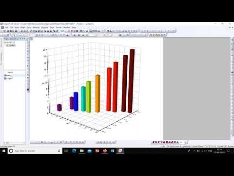 How to draw 3D graphs | Origin 9 - Tutorial | Basics - 14 |
