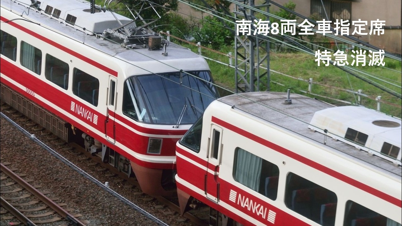 だらだら鉄～南海8両全車指定特急消滅～