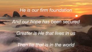 Video thumbnail of "Aaron Shust - Greater is He (with lyrics)"