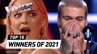 Video voorbeeld van "Blind Auditions of every WINNER of The Voice 2021 so far"