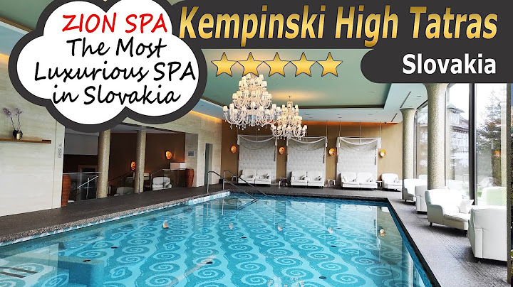 Kempinski High Tatras 🇸🇰 Kempinski Tatry | ZION SPA – Experience Slovakia’s Most Luxurious Hotel