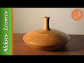 ВАЗА из дуба. Токарная обработка / Making a Vase from Oak. Woodturning.