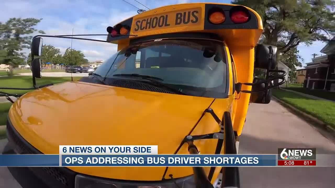 Omaha Public Schools addressing bus driver shortage - YouTube