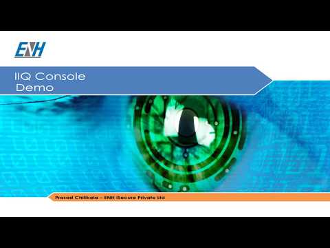 Demo: ENH iSecure Sailpoint IIQ IIQConsole