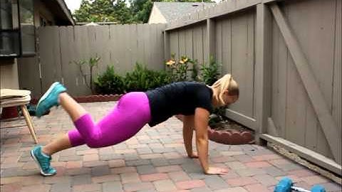 Plank Hamstring Curls