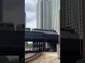 Metra “City of Chicago” #104 leads out of Ogilvie Transportation Center! #train #trains #railfan