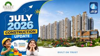 Radhey Skye July 2026 Construction Update Luxury 2, 3 3.5 Bhk Apartments In Kollur, Hyderabad