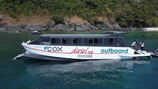 Roger's Craft ---- 15m catamaran passenger boat power by COX