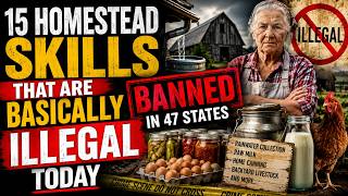 15 Homestead Skills That Are Basically Illegal Today In Amrica