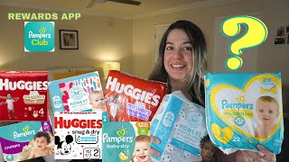 QUE MARCA DE PAÑAL USO PARA MI BEBE? | REWARDS APP PAMPERS CLUB