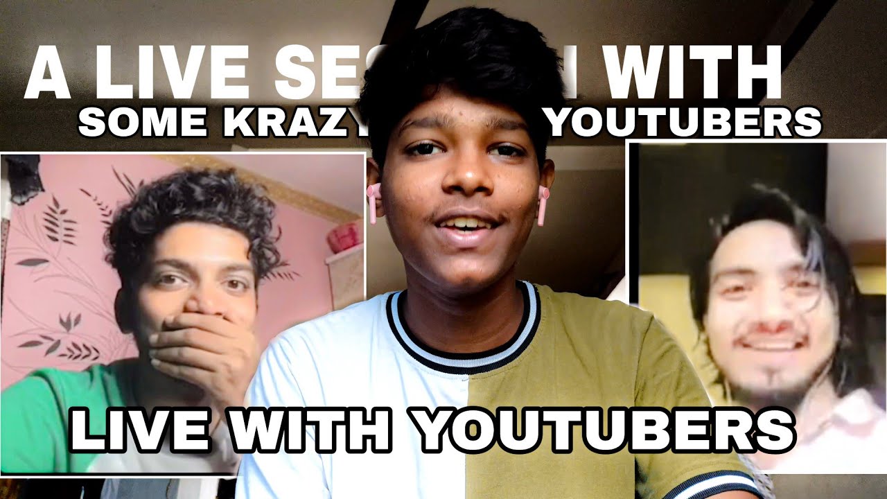 A LIVE SESSION WITH SOME KRAZY YOUTUBERS|| @Ji_abhishek_ji_ @AddyAR || FUNNIEST LIVE EVER 😂 ||