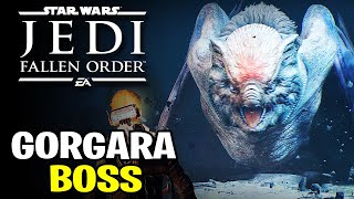 STAR WARS JEDI FALLEN ORDER GORGARA BOSS FIGHT DATHOMIR