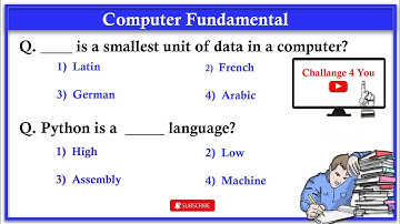 Top 100 Computer Fundamental mcq for all Competative exams - computer mcq - computer question