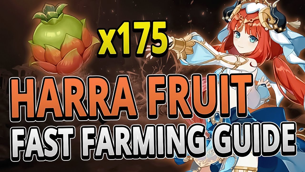 Harra Fruit 175 Locations FAST FARMING ROUTE +TIMESTAMPS Genshin