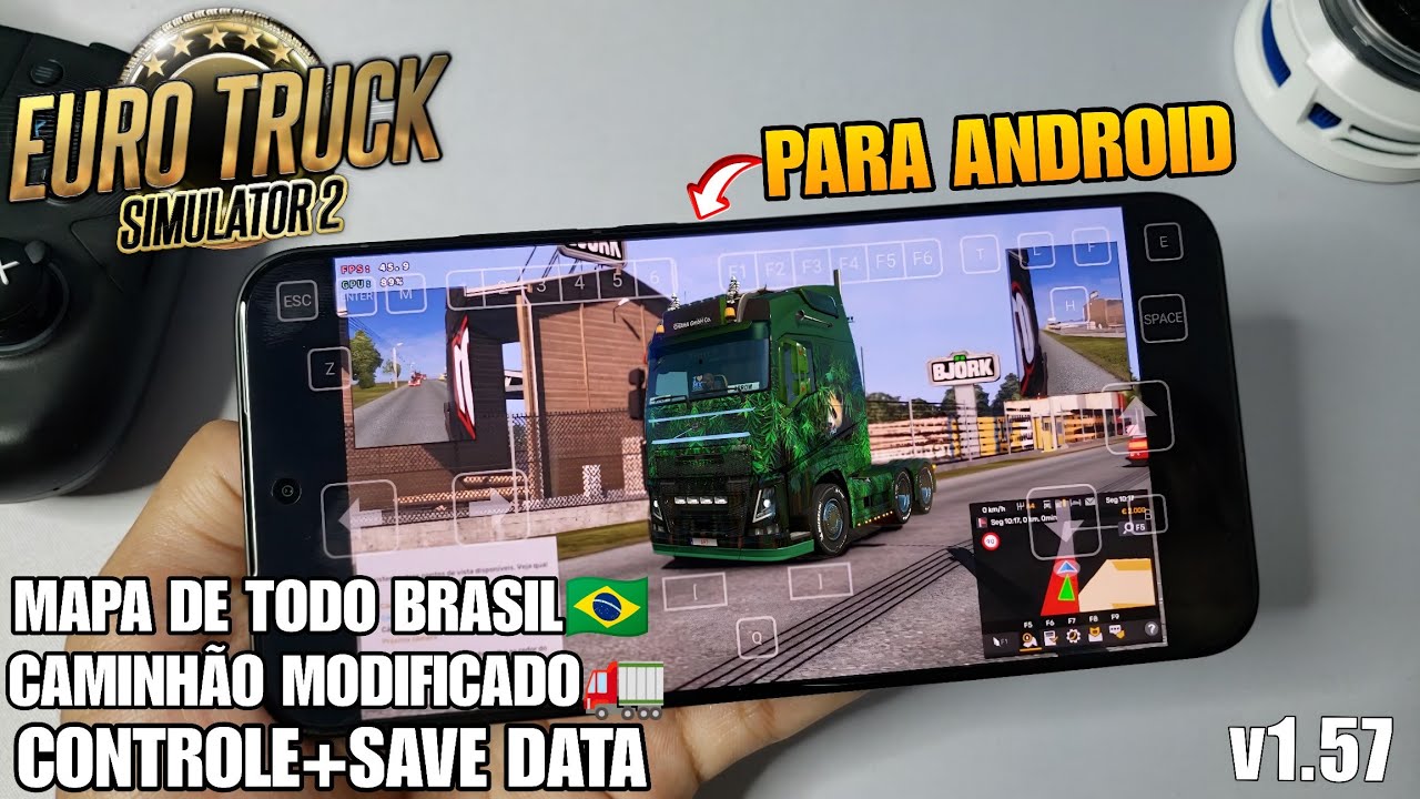 EURO TRUCK SIMULATOR 2 MOD COM MAPAS BRASIL+CAMINHOES MODIFICADOS PARA ANDROID