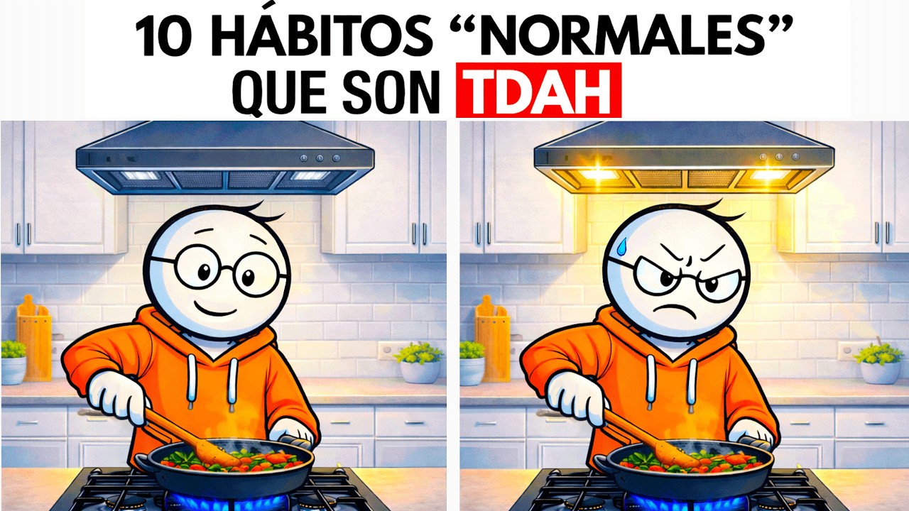 10 HÁBITOS “NORMALES” que en realidad son SEÑALES de TDAH (psicología)