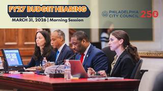 Committee of the Whole: Budget Hearing 03-31-2026 (Morning)