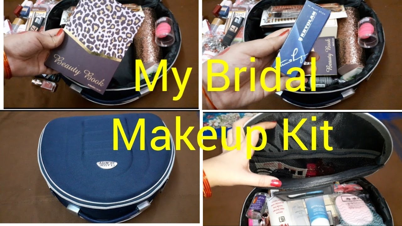 My BRIDAL Makeup Kit||New Makeup For Wedding|Makeup From In-laws|Ah Glam Gurll