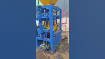 QT4 24 semi automatic cement concrete solid hollow block making machine working introduction videos