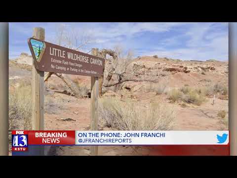 At least one person killed in slot canyon flash flood near Goblin Valley