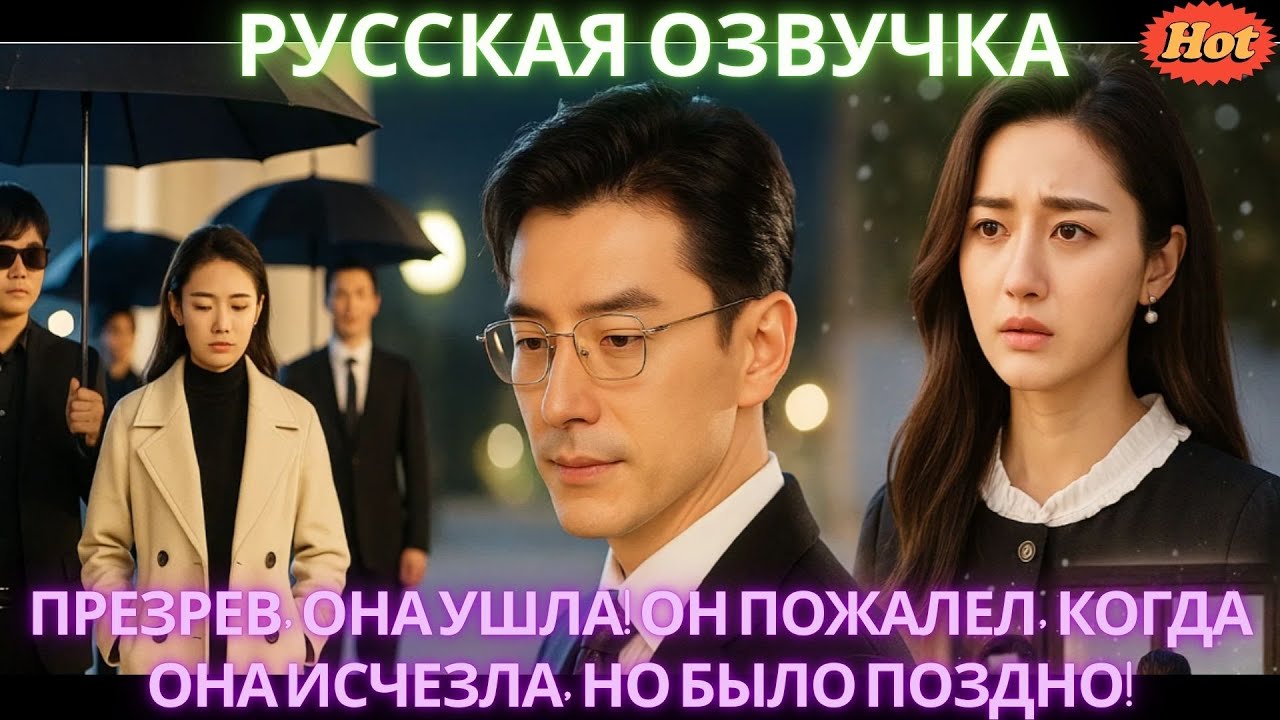 Презрев, она ушла! Он пожалел, когда она исчезла, но было поздно! #дорама #2025