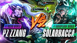 #1 Yasuo Korea vs #1 Gangplank *Pzzzang vs Solarbacca*