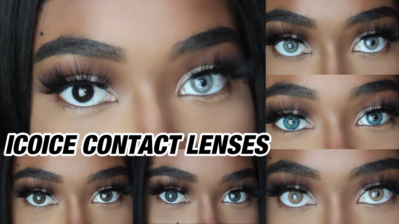 BEST COLORED CONTACT LENSES FOR DARK EYES ICOICE YouTube