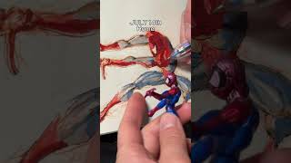Ts is NOT normal. Probably took around 8hrs of actual drawing to finish this Spider-Man piece