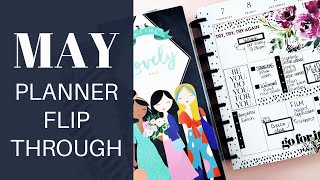 MAY PLANNER FLIP THROUGH | Classic, MINI & Skinny Classic Happy Planners