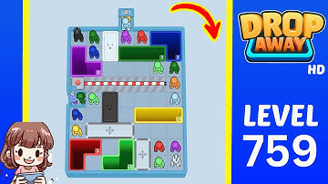 Drop Away Level 759 Solution Walkthrough