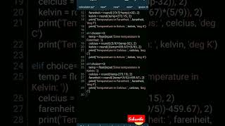 how to make a temperature conversion program in python in just 30 lines #programming #programmer