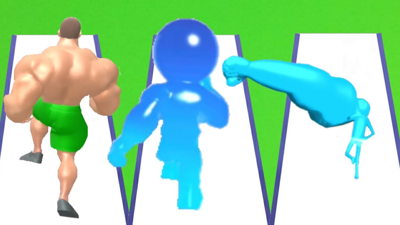 MUSCLE RUSH vs BLOB N GIANT vs THE BIG HIT