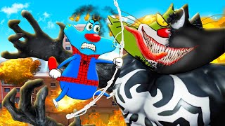 Roblox Oggy Spiderman Vs Jack Venom In Spiderman Simulator | Rock Indian Gamer |