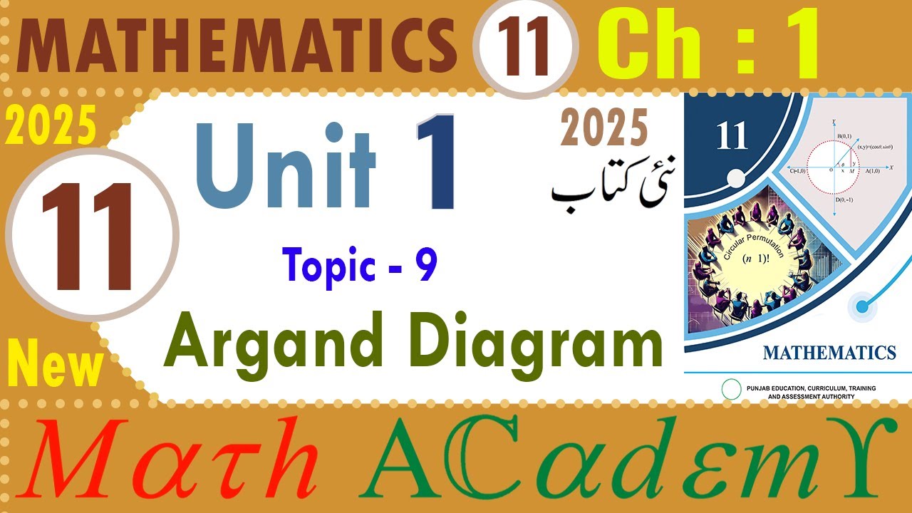 Argand Diagram | Complex Numbers | Class 11 Maths Chapter 1 | New Book 2025 | Mathematics 11