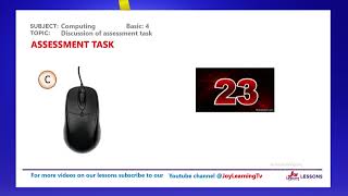 BASIC 4 CLASSROOM - ICT - discussion of assessment task