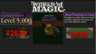 World of magic Level 5000 shenanigans + a 393 hour joke