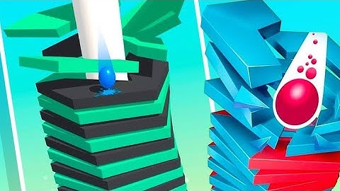 BS AMAZING VIDEO live stack ball 3D game play Android Game play #stack ball #virl #gaming