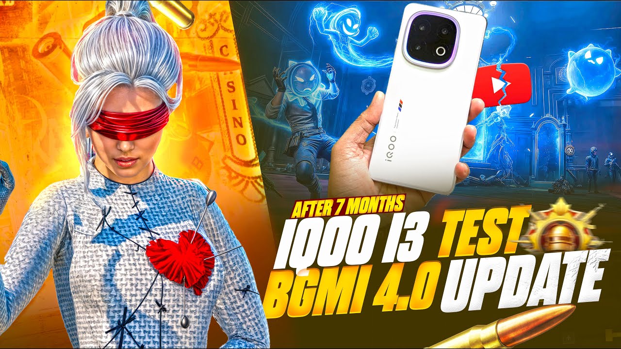 IQOO 13 5G BGMI 4.O UPDATE 120 FPS TEST WITH FPS METER | IQOO 13 AFTER 7 MONTH BGMI 120 FPS TEST