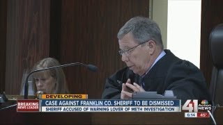 Charges against Franklin County sheriff, deputy to be dismissed
