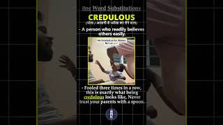 Credulous ❌ Easily Fool Ho Jaate Ho?😂 #ssc #shorts #english  #funny