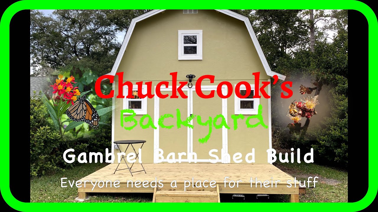 Diy Gambrel Barn Shed Build From Plans - Step By Step