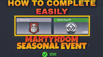 HOW TO GET/UNLOCK MARTYRDOM PERK IN COD MOBILE | SEASON 6 SEASONAL EVENT CODM